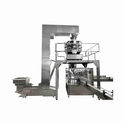 China Automatic Food Weighing Bottling And Canning Production Line for sale