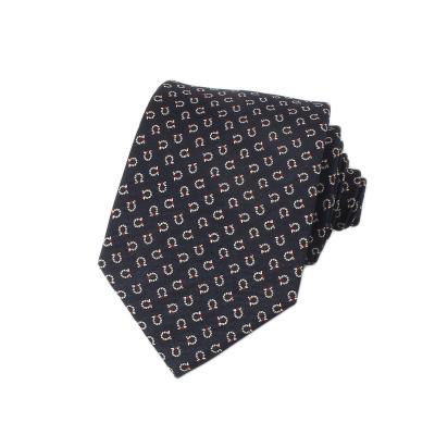 China Dacheng woven or polyester woven silk Custom Company Logo Men Ties Wholesale Private brand printing silk ties for sale