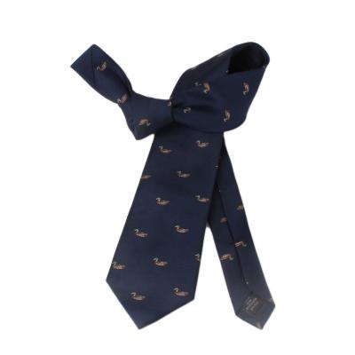 China Duck Novelty Design Silk Woven Custom Animal Tie New 100% Silk Men's Dacheng Tie for sale