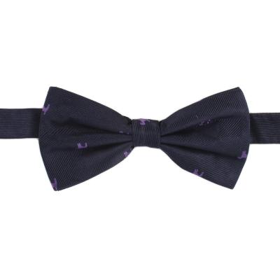 China Dacheng 2021 Latest Mix Design Cartoon Silk Canvas Dog Woven Casual Bowknot Bow Tie for sale