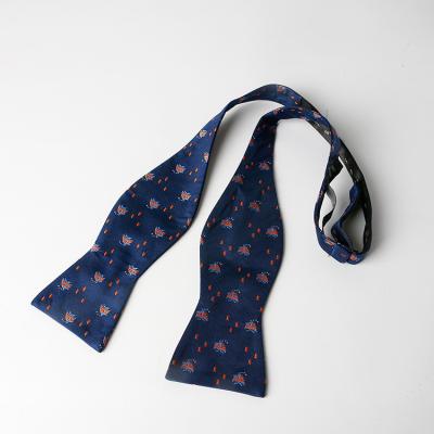 China High Quality Custom Paisley Logo Comfortable Self Tie Bow Ties For Men for sale