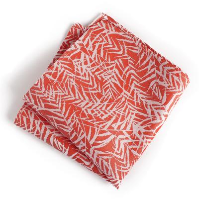 China Wholesale Bamboo Dacheng Dobby Jacquard Handkerchief Men's Silk Square Handkerchief for sale