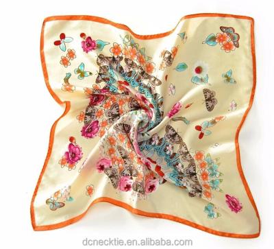 China Designer Medium Pure Silk Fake Scarves for sale