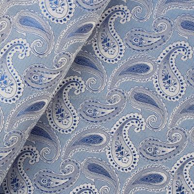 China Silk& wholesale custom viscose blend woven silk blend woven paisley fabric manufacturers for sale