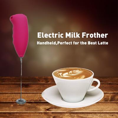 China Sustainable Mini Automatic Easy Opoeration Hand Held Electric Milk Frother for sale