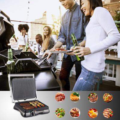 China Non-stick cooking outdoor USE, easy cleaning, simple style electric BBQ stone grill / electric grill for sale