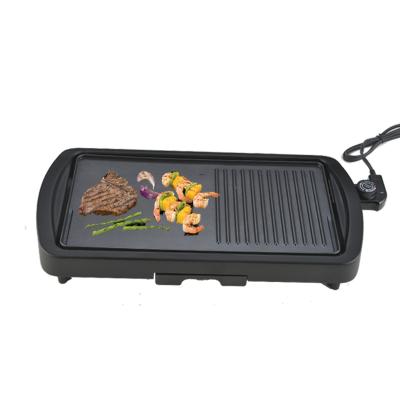 China Household Easy-Cleaning Non-Stick Indoor Electric Barbecue Grill Small Pan for sale