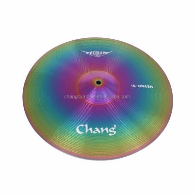 China Low Price Alloy Colorful Cymbals For Drumst Armor Cymbals for sale