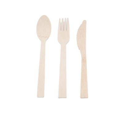 China high quality bamboo disposable dessert spoons wooden spoon and fork for ice cream Bq-95 for sale