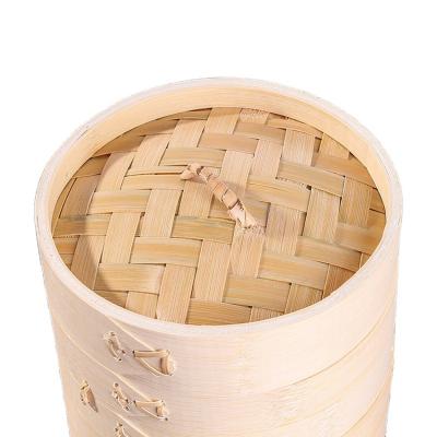 China Sustainable Price Best High Quality Basket Bamboo Dim Sum Steamer Design for sale