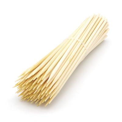 China High quality easily cleaned disposable natural color BBQ sticks skewers bamboo stick for sale for sale