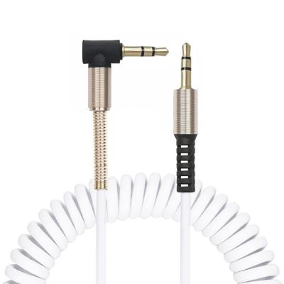 China Male to 3.5mm Male to Male Audio&Video Cable Male Extension Stereo Audio Cable, 90 Degree Snake Spliter Audio Cable Audio Stereo Cable for iPhone 6 for sale