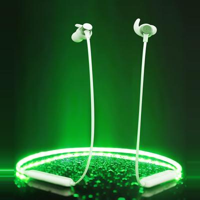 China Earbuds Gaming Headset Accessories LED Light Handfree Noise Canceling Wireless Neckband Band In Ear Tws Wireless Earbuds Earphone for sale