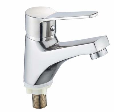 China Hot Sale Metered Faucets Basin Faucet Deck Mounted Ceramic Basin Cold Water OEM Part for sale