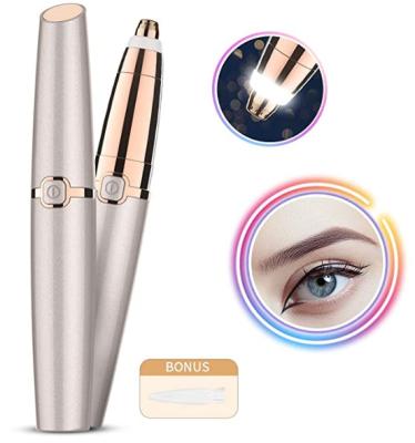 China Electric Hair Remover Electric Eyebrow Epilator Eyebrow Hair Removal Trimmer for Women, Nose and Brows Shaver W NT-001 for sale