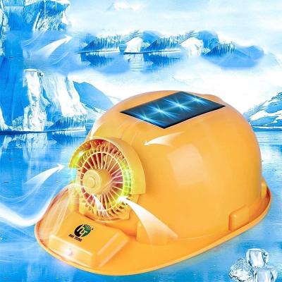 China Hard Hat with Solar Fan and Light - USB Output, Bluetooth Phone Answer Function, for Construction and Home Improvement HFC-002 for sale