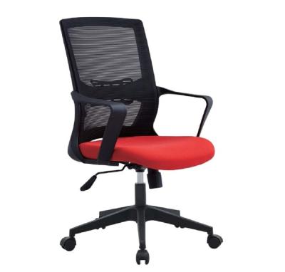 China Office Mesh Economic Chair (Height) Colorful Staff Adjustable With Base Or Arc Leg Office Mesh Office Chair Nylon Mesh Rotating Economic Chair for sale