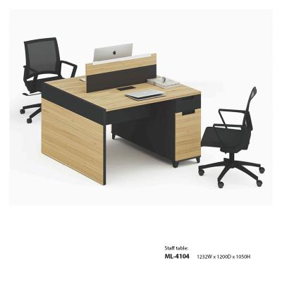 China Good Quality 2 Seat Staff Table Office Desk Convertible Workstation for sale