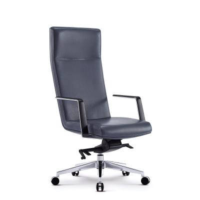 China Wholesale Hot Selling (Waist) Meeting Room Chair High Back Leather Adjustable Adjustable Office Chair for sale