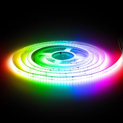 China LANDSCAPE high voltage dotless slim cuttable linear 220volt cob led strip lighting fixture 5 10 20 meters for living room ceiling stair for sale