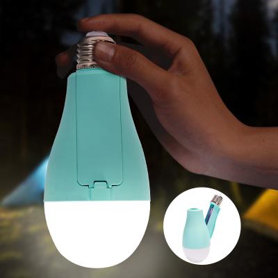 China Residential Universal 9W 10W E27 B22 Battery Emergency Single Light Bulb Powered Emergency Bulb Rechargeable Led Energy Saving Indoor Lighting for sale