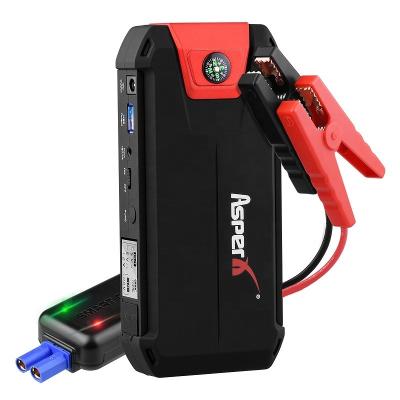 China Portable Super Car AsperX Car Booster Jump Starter Capacitor 13800mAh Mini Jump Starter Emergency Battery Power Bank With Flashlight for sale