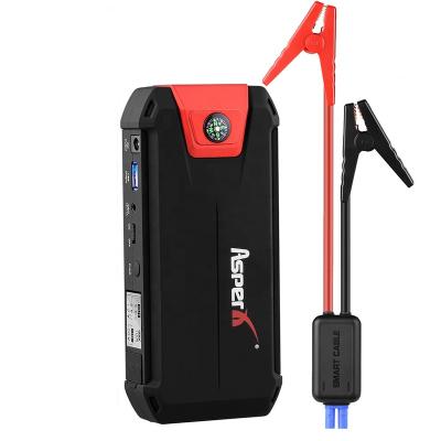 China Passenger Car AsperX Emergency Car Jump Starter 12V/24V Power Bank Battery Booster Pack Charger Starting Cable Device Auto Diesel Gasoline LED for sale