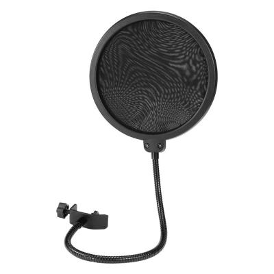 China Universal Wind Flexible Screen Microphone Studio Dual Layer Accessories AsperX Sound Filter For Broadcast For Youtube Podcast Record for sale