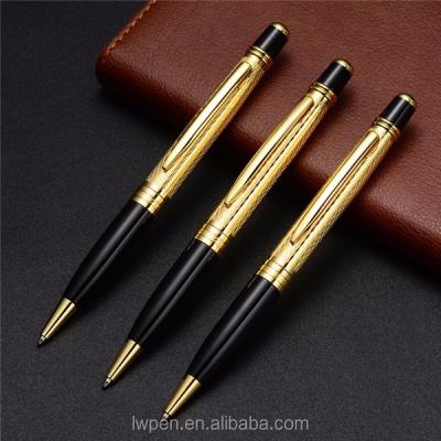 China office & Best School Pen Wholesale Gift Luxury Gold Pen Kits Slim , Custom Promotional Pen With Logo Custom Printed for sale