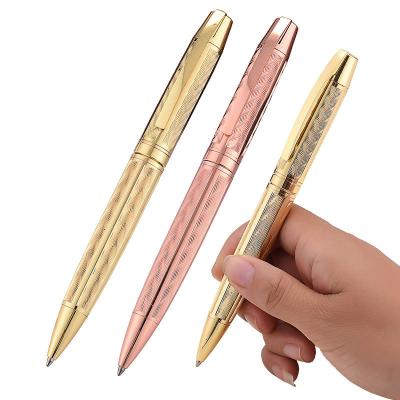 China office & School Pen New Engraved Metal Ballpoint Pen, Gift Ball Pen Customized Enterprise Wholesale Retro Fashionable LOGO A81 for sale