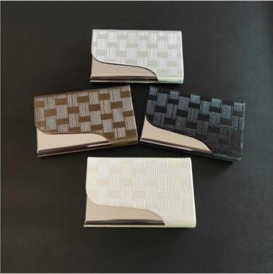 China Popular Cheap and High Quality Custom Made Promotional Metal Business Card Case Holder Stand Card Holder for sale