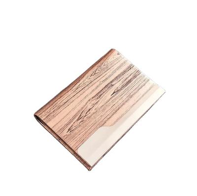 China Business personalized wooden business card case holder card holder, cheap and high quality custom made for sale