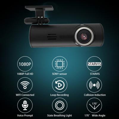 China 2021dash cam waterproof with new mimi dash cam 2K app monitor wifi gps car dash cam wholesale black box without screen for sale