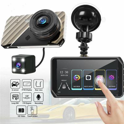 China Selling4inch black box mirror dash camera dash cam camera1080p hd car rearview dash waterproof smart car backup cam for CarDvr for sale