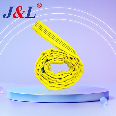 China Goods JULI 3T Polyester Round Lifting Sling Customized Length Standard EN 1492-2:2000+A1:2008(E) for sale