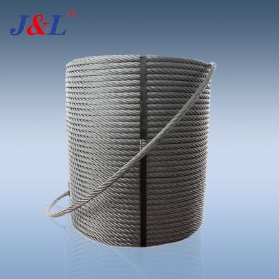 China Steel Construction JULI Cable Steel Wire Rope 6X36ws+iwrc, 48mm, ungalv, EIPS, API-9A Galvanized Steel Cable ODM&OEM Factory for sale