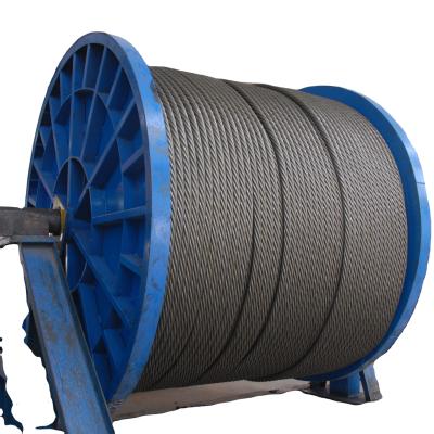 China Construction Customized Galvanized Stainless Steel Wire Rope For Elevators Price for sale