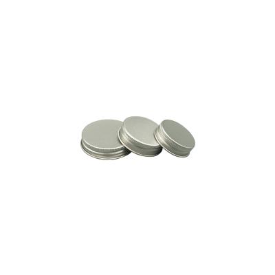 China Non Spill New Best Price Silver Lid Aluminum White Cover Jar Lids 225cc Pet Caps for sale