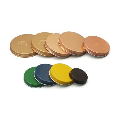 China Non Spill Custom Food Grade Metal Size Screw Cover Cap Aluminum Round Caps For Bottle for sale