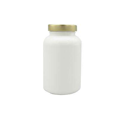 China Meidical Packaging Hot Selling Medicines Vials White Pill Plastic Water Bottles Mason Jars With Lid for sale