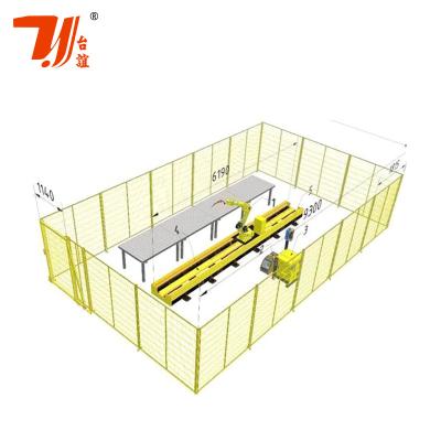 China 6 Axis Auto Robot Arm System Metal Fiber Laser Cutting Machine For Production Line for sale