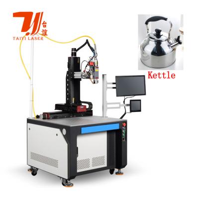 China Canton Fair Promotie 3000W 6000W Automatische laser lassen machine voor ketel spout Theepot lichaam Theepot basis lassen Te koop