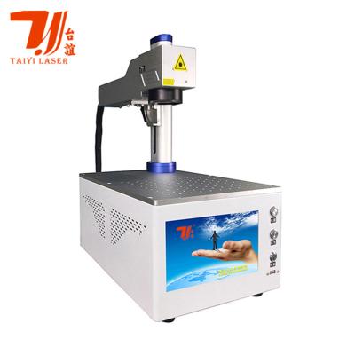 China Canton Fair Promotion Mini Portable 20W 30W Raycus Fiber Laser Marker for sale