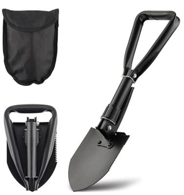 China Portable Folding Lightweight Outdoor Tactical Survival Camping Shovel Foldable Mini Shovel for sale