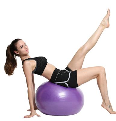 China Black PVC Gym Shine Ball Pelota De Peanut Pilates Yoga Ball Gymnastics Custom Inflatable Anti Yoga Fitness Ball Sets for sale