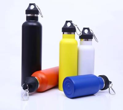 China 500Ml Double Wall Mouth Stainless Steel Sustainable Stocked Wide Water Bottle With Straw And Handle Sport Bottle For Outdoor Insulated for sale