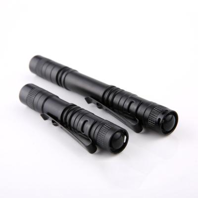 China Emergency High Power Mini Aluminum Torch Led Pen Light With Clip for sale