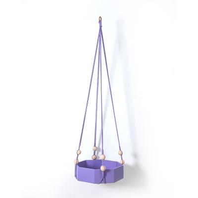 China China Wholesale New Design Colorful Wooden Box For Bulk Hanging Basket for sale