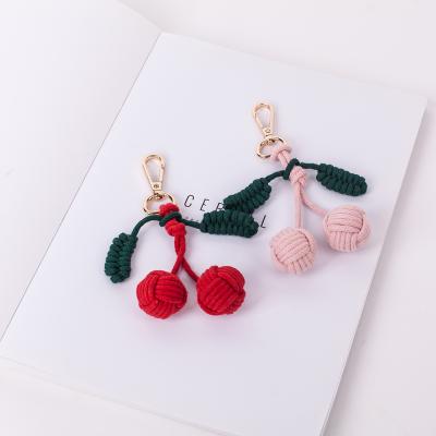 China D+DIY Simple Handmade Pure Manual Key Chain Weaving Key Chain Home Decoration Cost Effective And Cute for sale