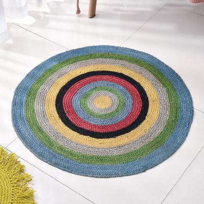 China Stain Resistant Fashionable And Beautiful Round Carpet Design Can Be Customized for sale